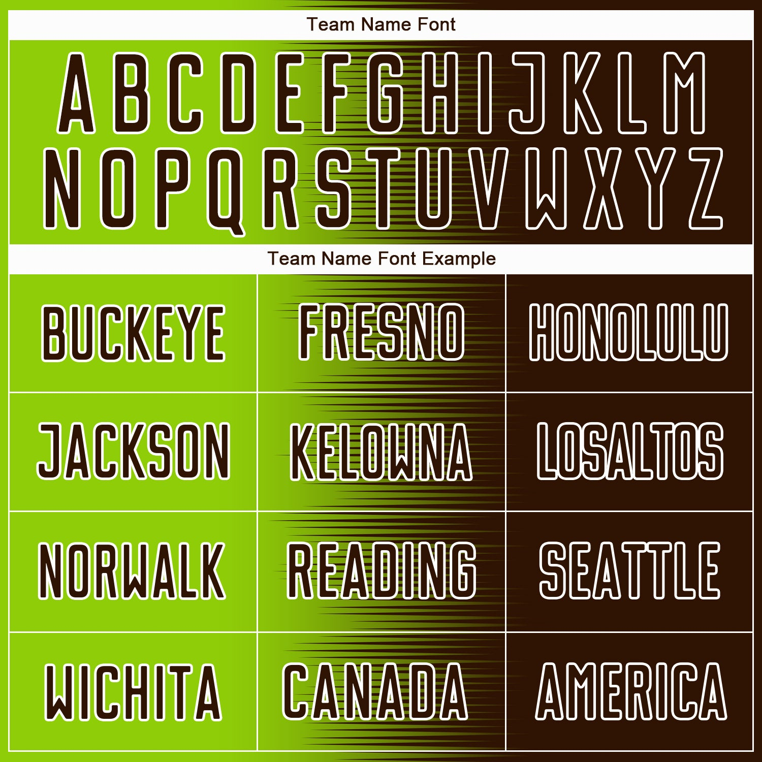 Custom Brown Neon Green-White Gradient Line Sublimation Soccer Uniform Jersey