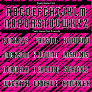 Custom Pink Black-White Sublimation Soccer Uniform Jersey