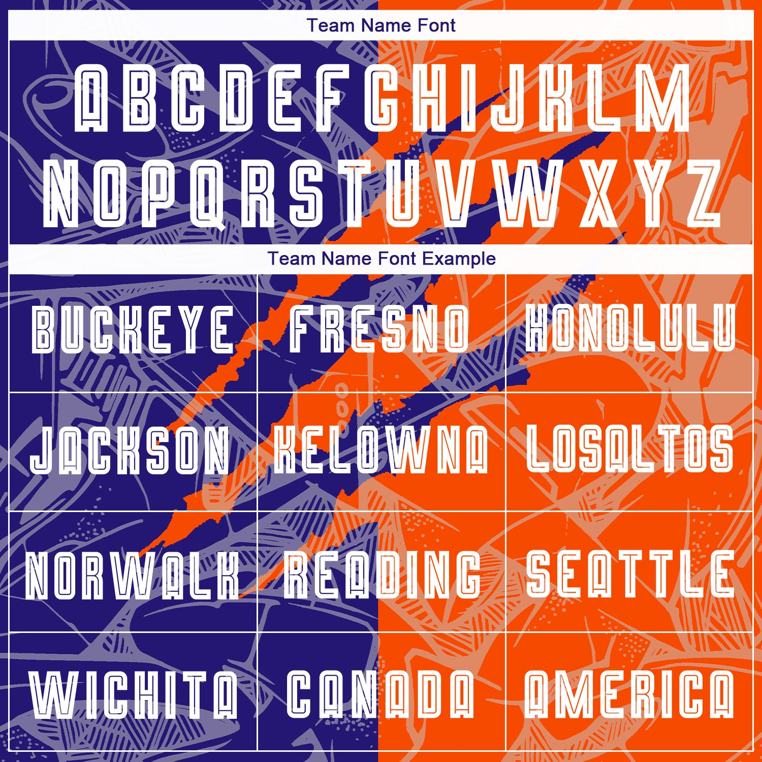 Custom Graffiti Pattern Dark Purple-Orange Scratch Sublimation Soccer Uniform Jersey