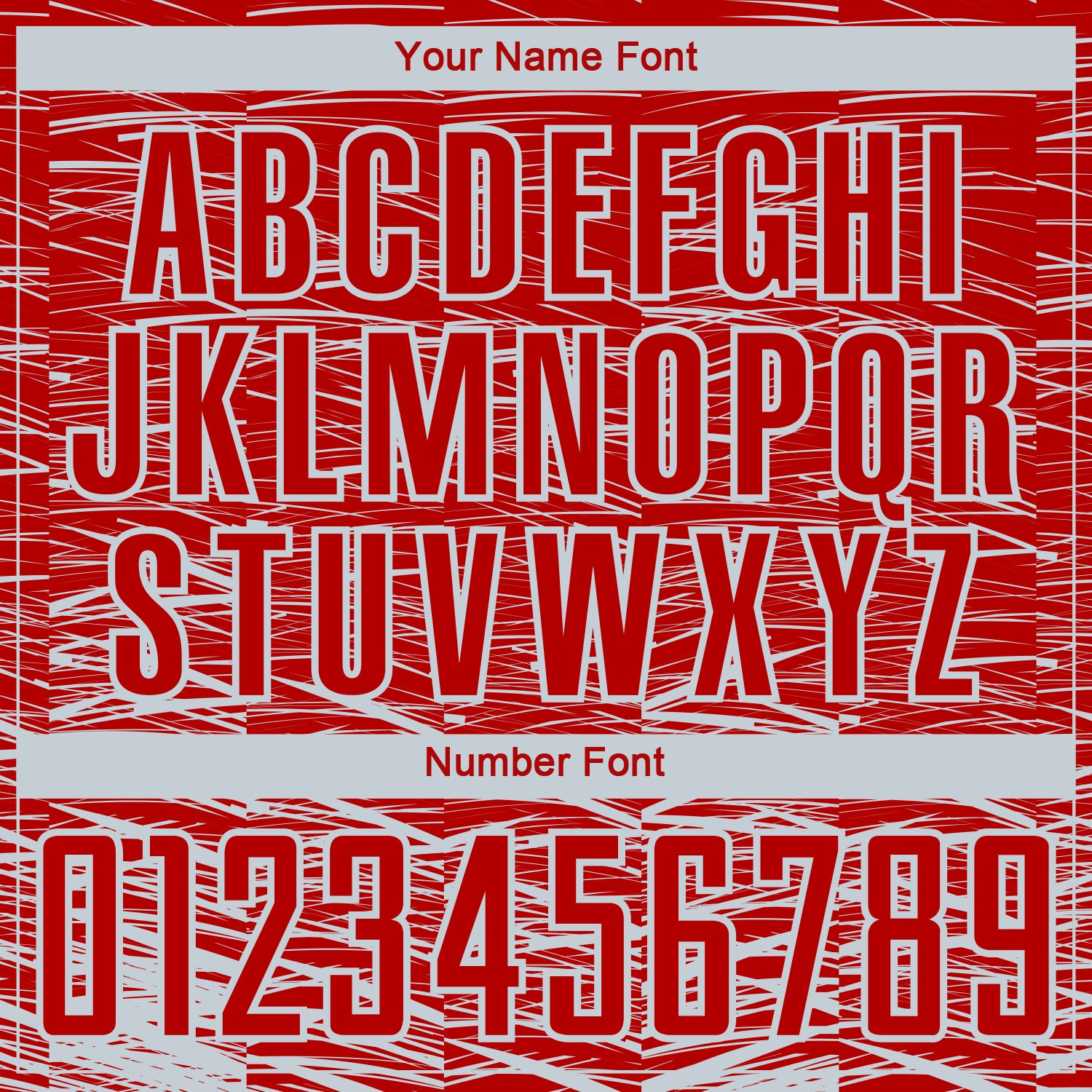 Custom Red Silver-White Line Sublimation Soccer Uniform Jersey