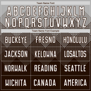 Custom Brown White Sublimation Soccer Uniform Jersey