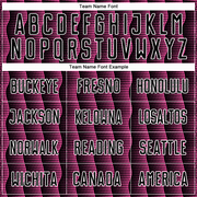 Custom Black Pink-White Geometric Shape Sublimation Soccer Uniform Jersey