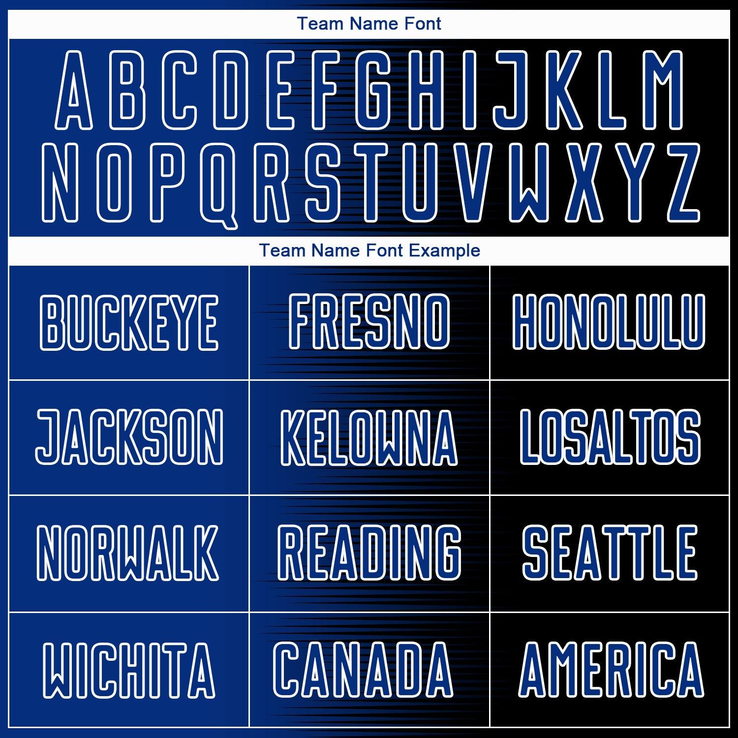 Custom Black Royal-White Gradient Line Sublimation Soccer Uniform Jersey