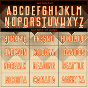 Custom Brown Cream-Orange Sublimation Soccer Uniform Jersey