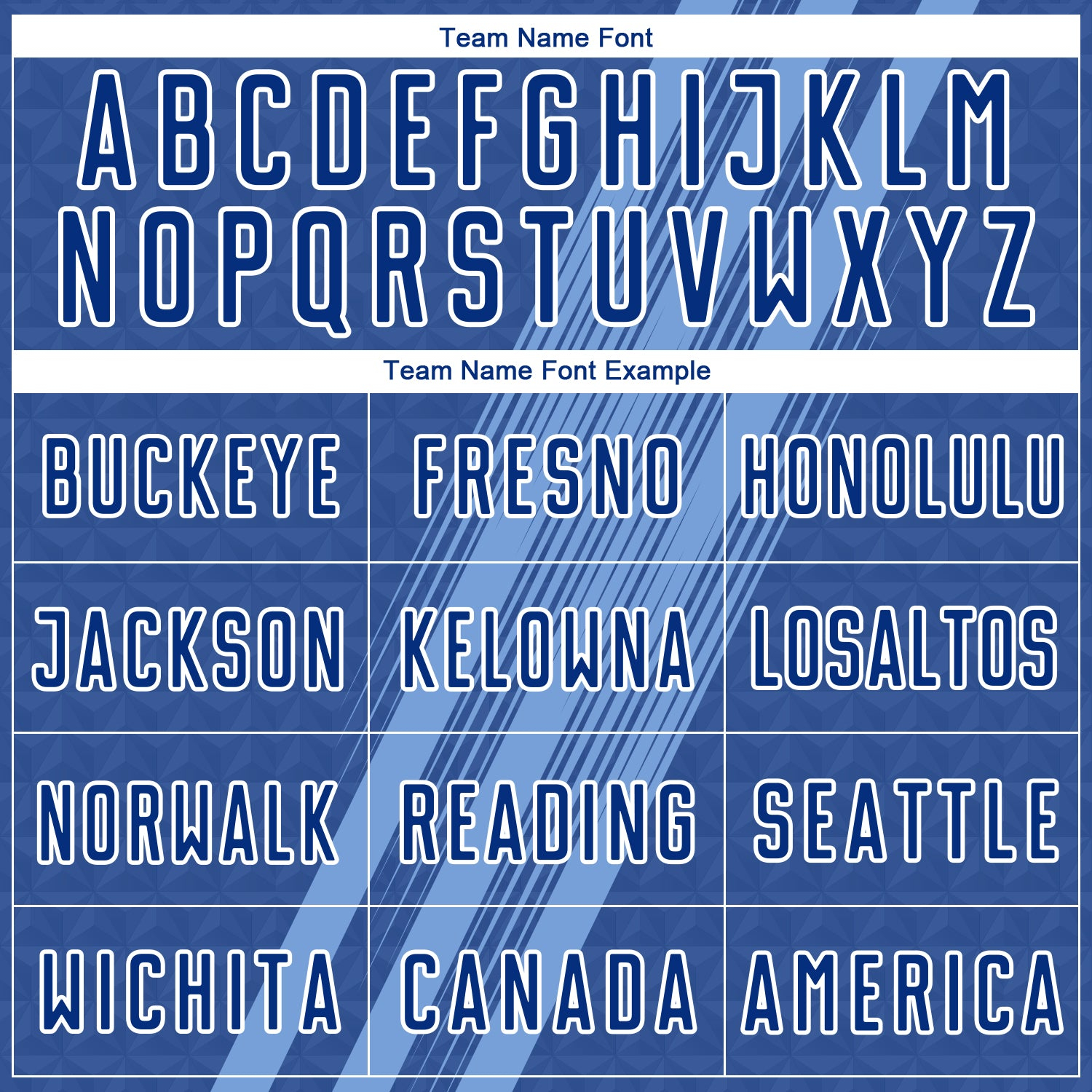 Custom Royal White Diagonal Lines Sublimation Soccer Uniform Jersey