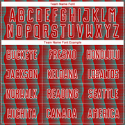 Custom Red Aqua-White Geometric Shape Sublimation Soccer Uniform Jersey