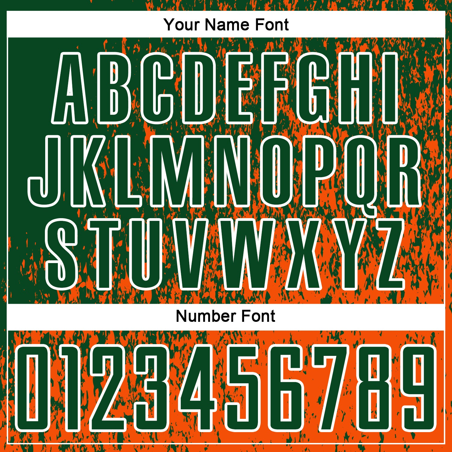 Custom Green Orange-White Abstract Fragment Art Sublimation Soccer Uniform Jersey