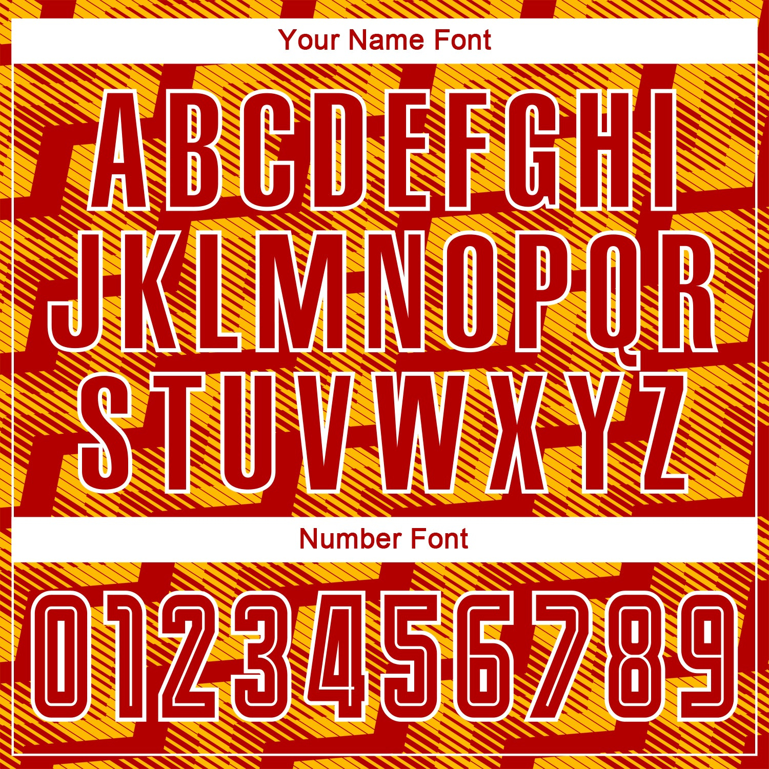 Custom Red Gold-White Line Sublimation Soccer Uniform Jersey