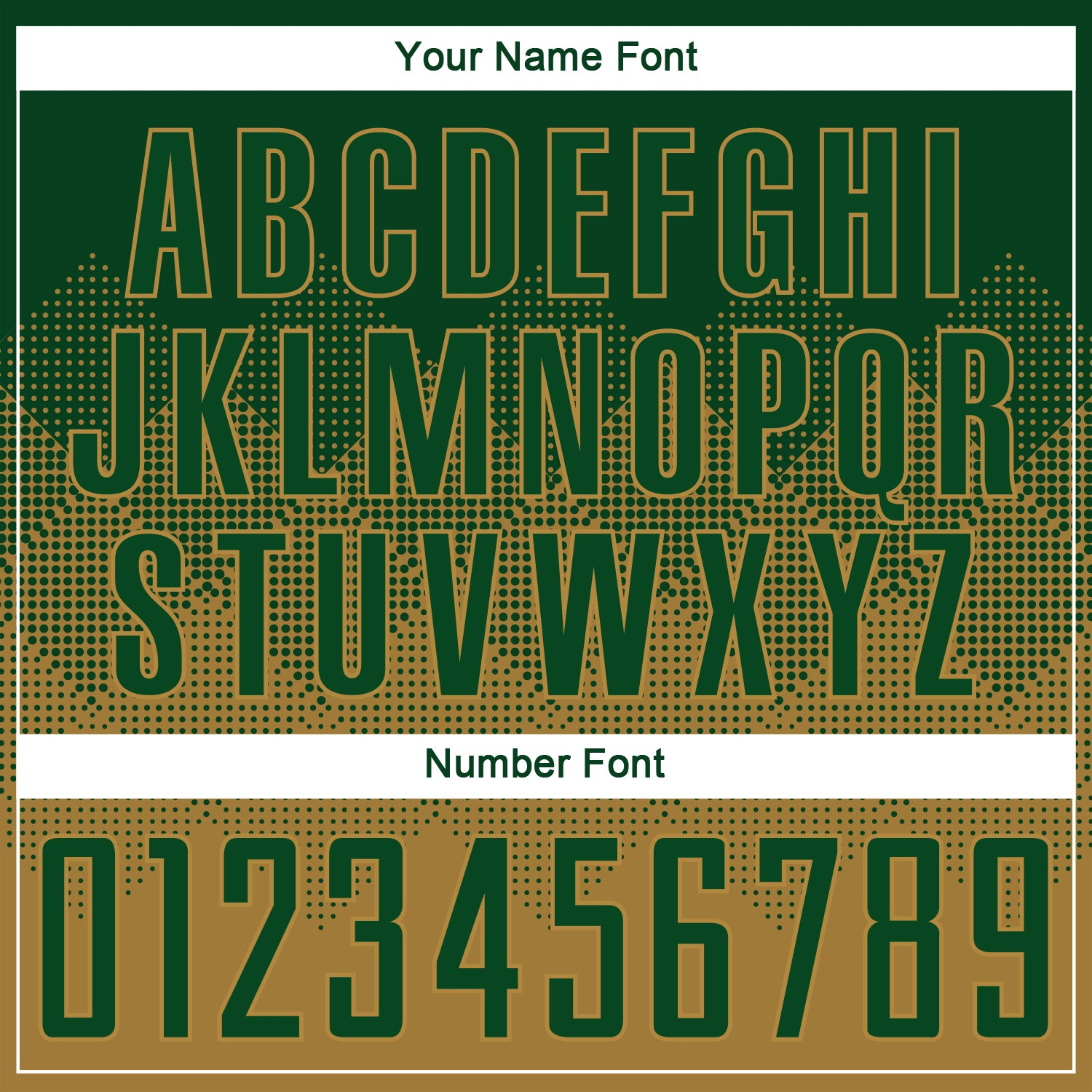 Custom Old Gold Green Sublimation Soccer Uniform Jersey