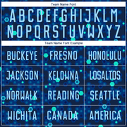 Custom Navy Light Blue-Royal Sublimation Soccer Uniform Jersey