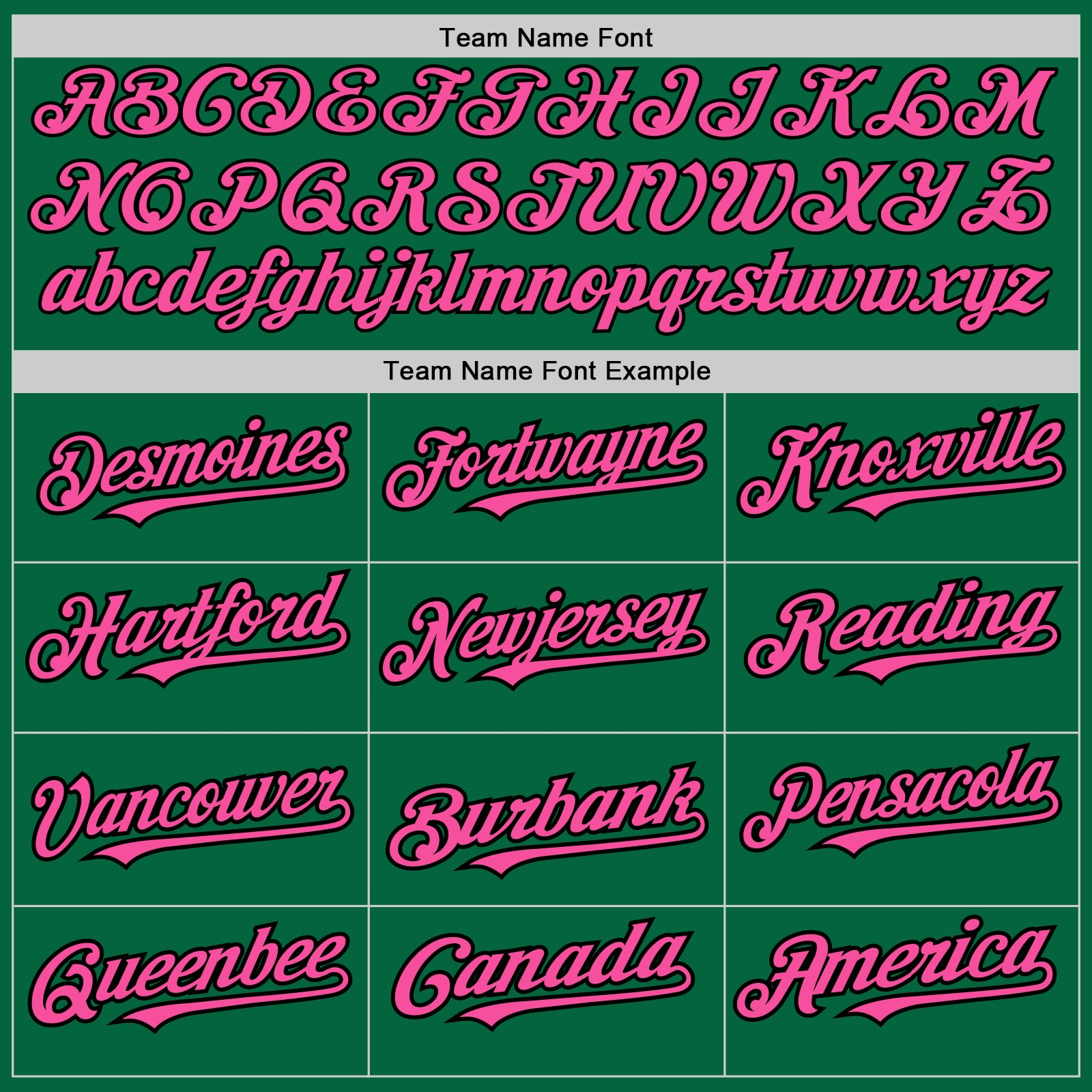 Custom Kelly Green Black Pinstripe Pink Two-Button Unisex Softball Jersey