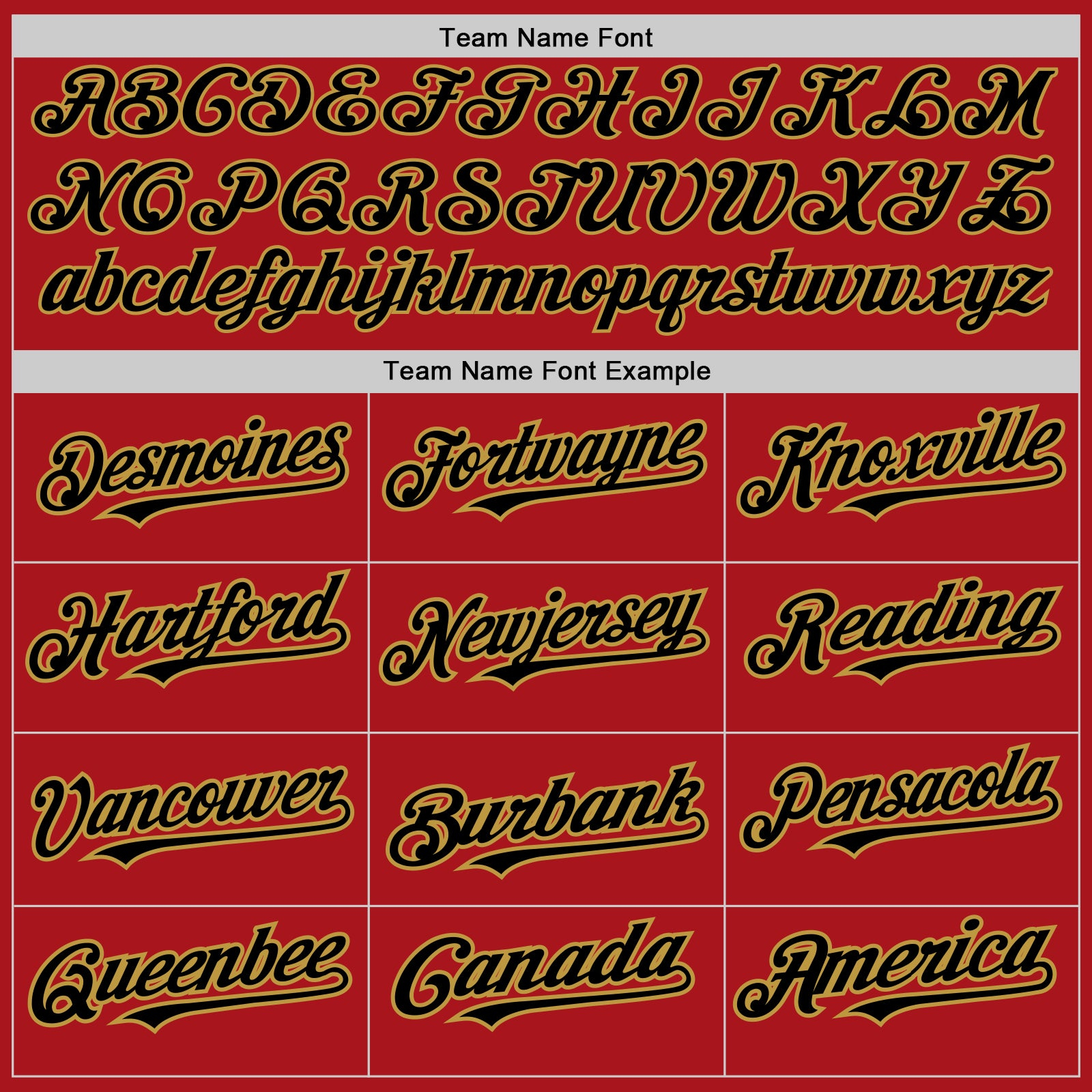 Custom Red Old Gold Pinstripe Black Two-Button Unisex Softball Jersey