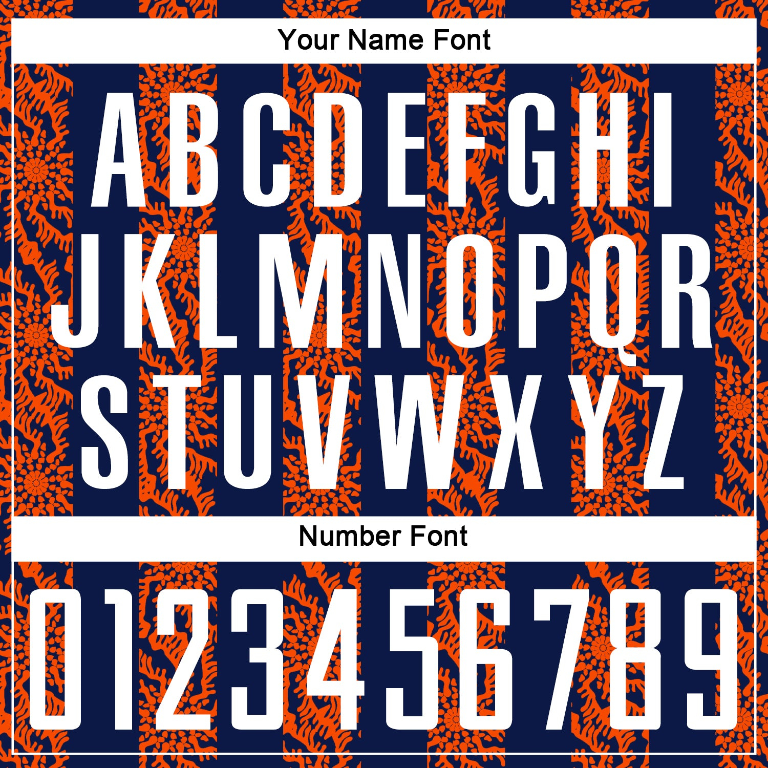 Custom Navy White-Orange Abstract Shape Sublimation Soccer Uniform Jersey