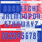 Custom Royal Royal-Red Sublimation Soccer Uniform Jersey