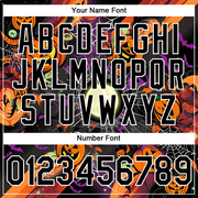 Custom Black Bay Orange-White 3D Halloween Performance T-Shirt