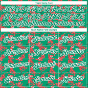 Custom Kelly Green White 3D Pattern Design Tiger Performance T-Shirt