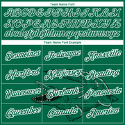 Custom Kelly Green White 3D Pattern Design Crocodile Performance T-Shirt