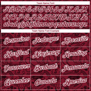 Custom Crimson White 3D Pattern Design Cowboy Accessory Performance T-Shirt