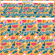 Custom Yellow Midnight Green-White 3D Pattern Design Hawaii Summer Holiday Performance T-Shirt