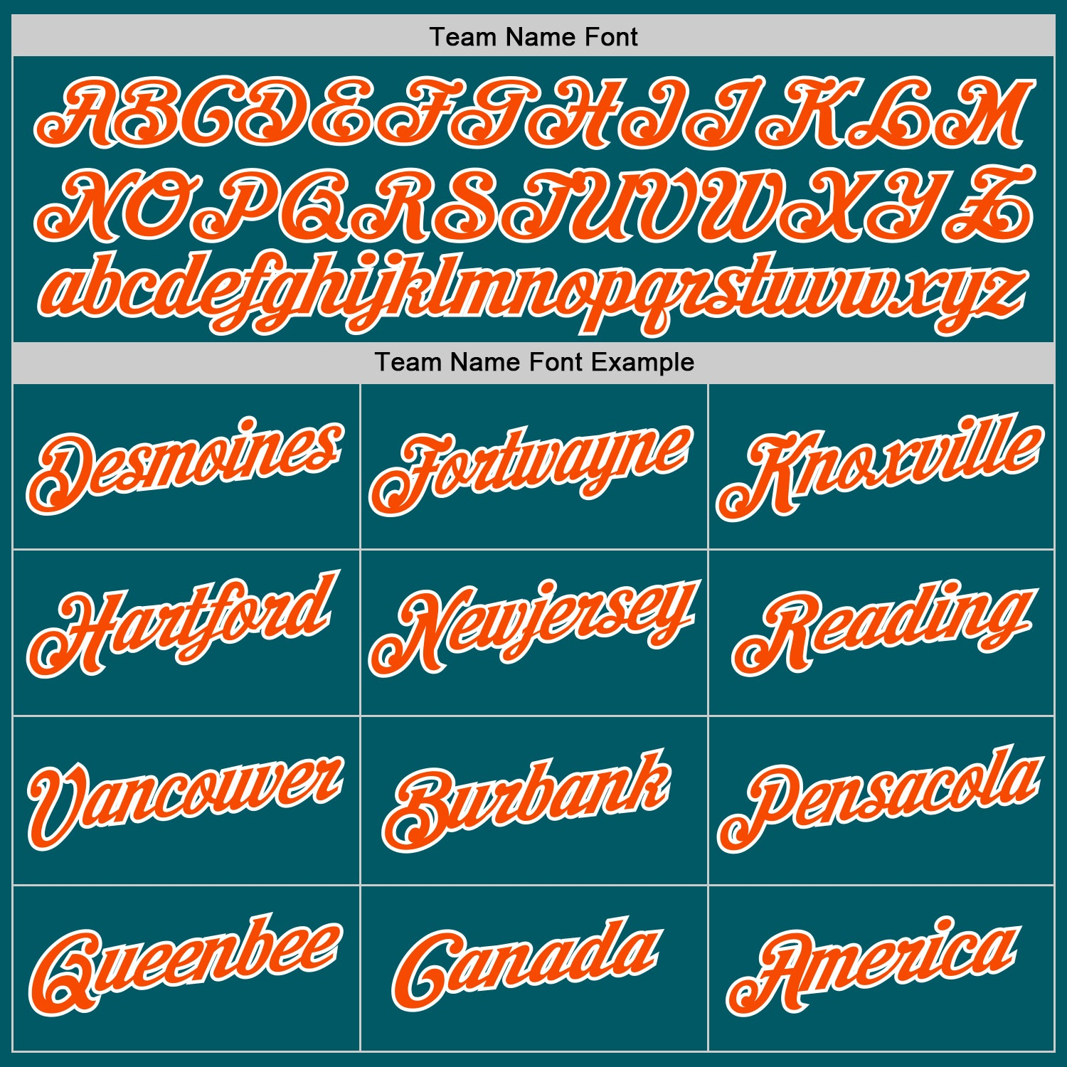 Custom Teal Orange-White Authentic Baseball Jersey