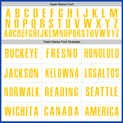 Custom Thunder Blue White-Yellow Authentic Baseball Jersey