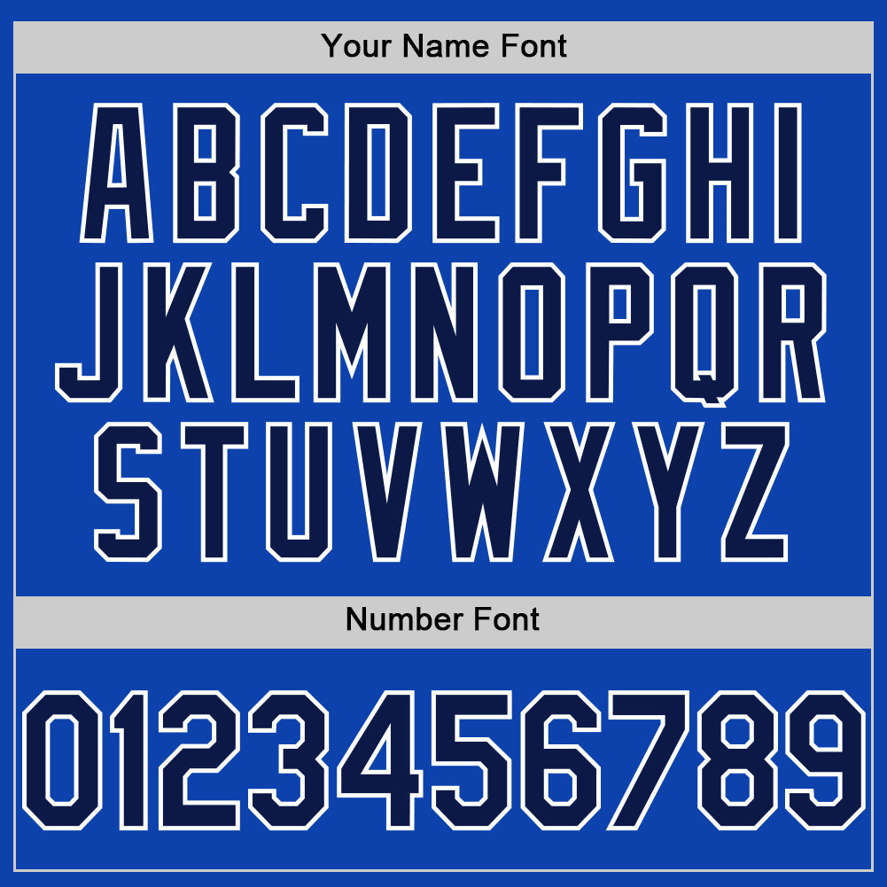 Custom Thunder Blue Navy-White Authentic Baseball Jersey