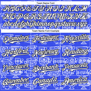 Custom Thunder Blue White-Black 3D Emi Bee Fika Mugs Authentic Baseball Jersey