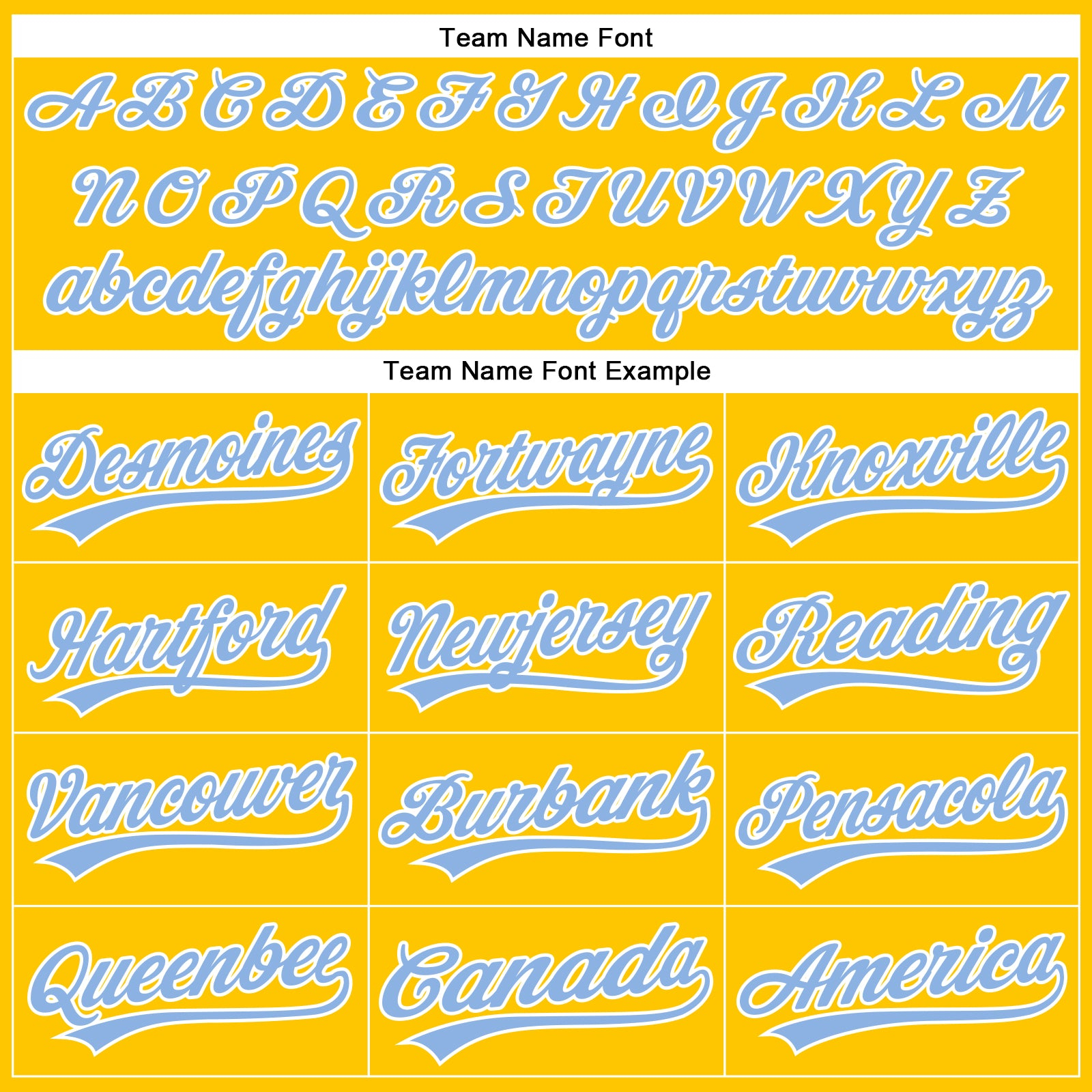 Custom Yellow Light Blue-White Authentic Baseball Jersey