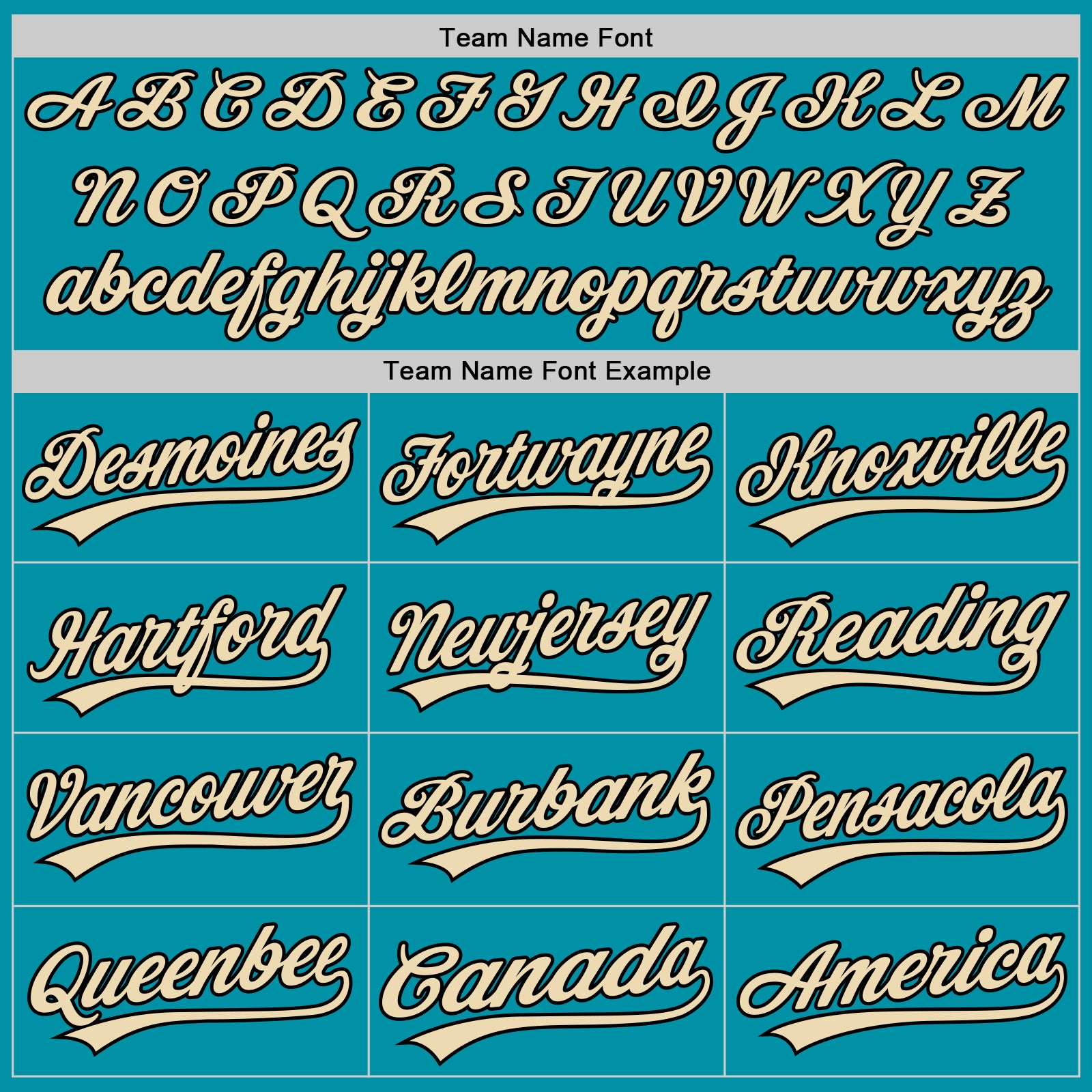 Custom Teal Black-Cream Authentic Throwback Baseball Jersey