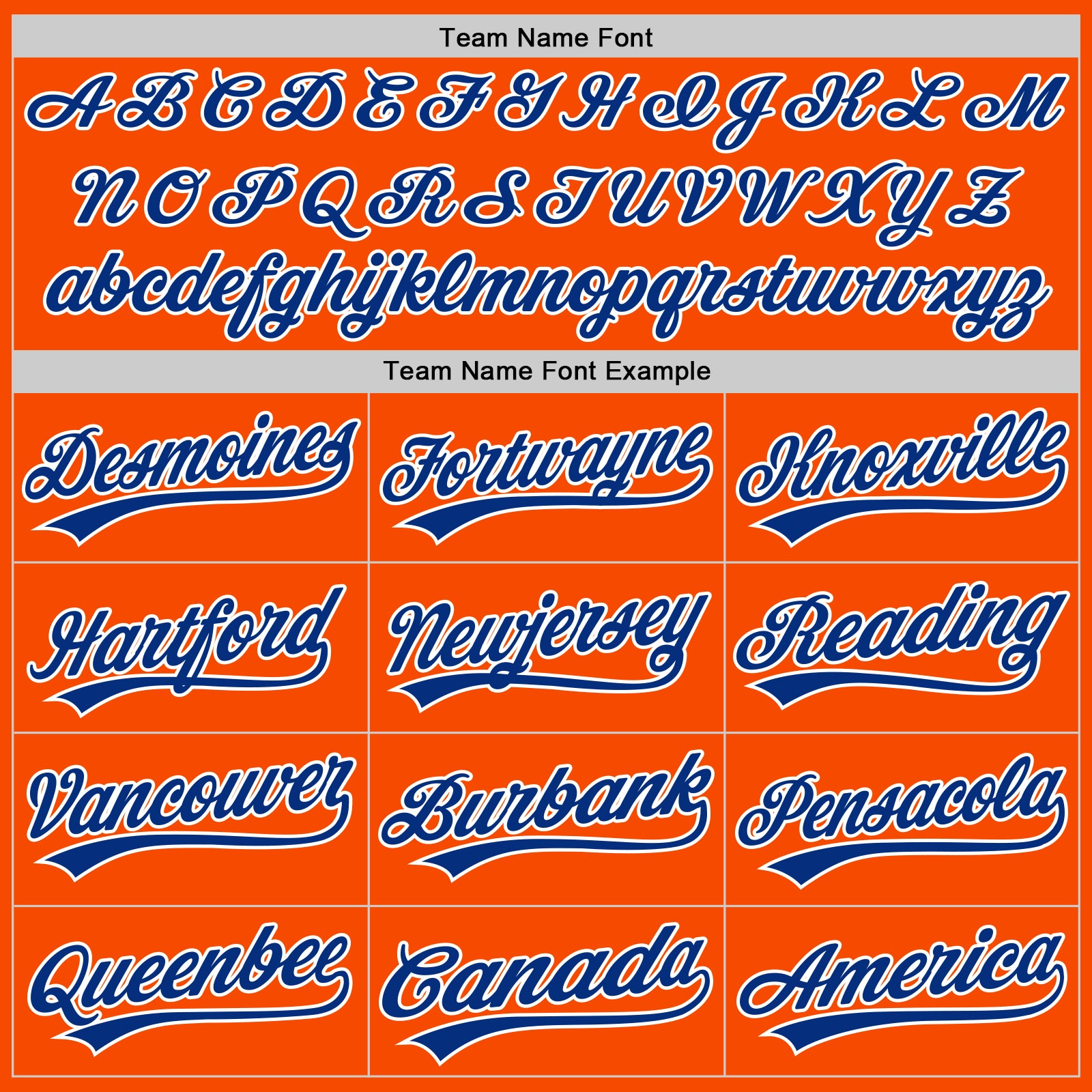 Custom Orange Royal-White Authentic Baseball Jersey