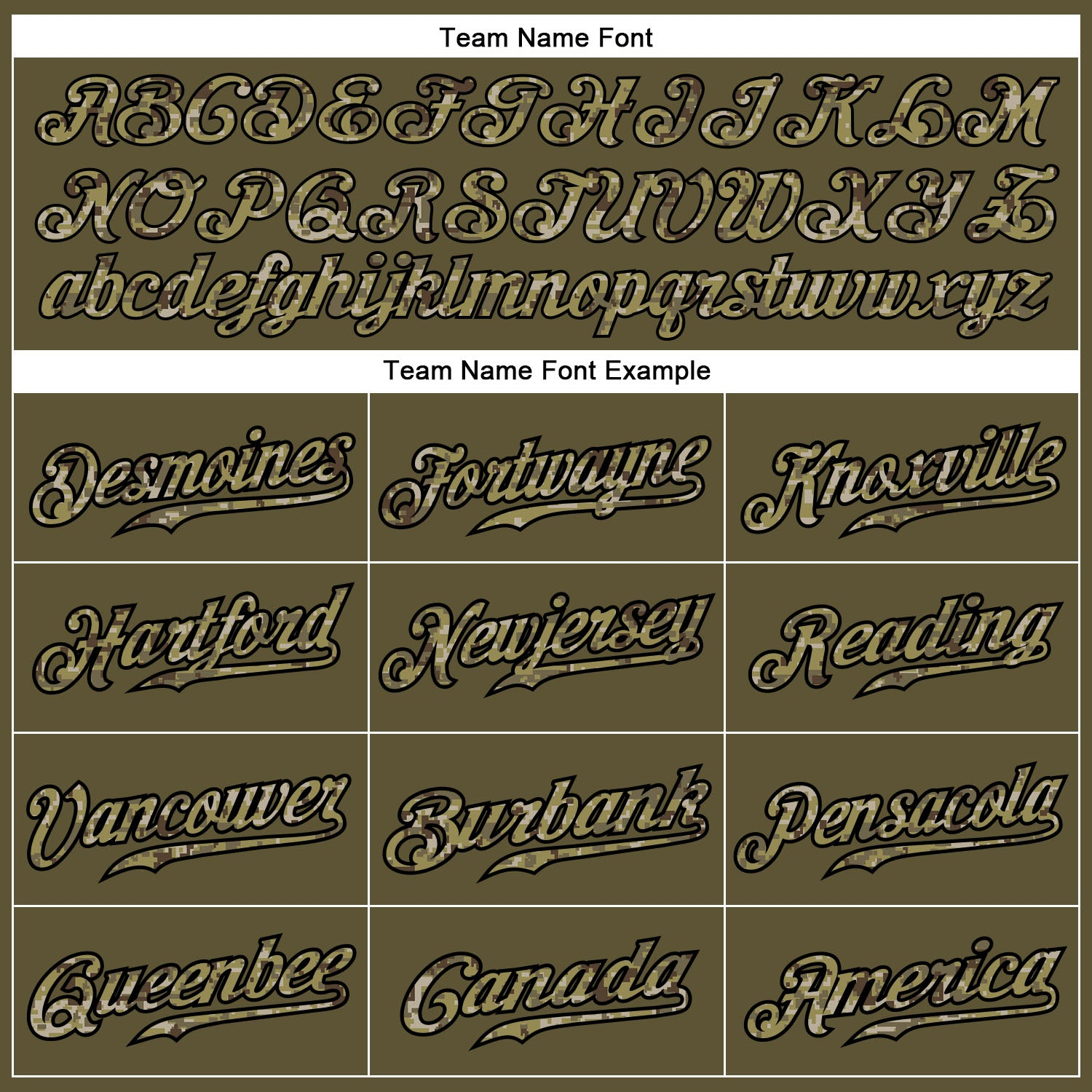 Custom Olive Camo-Black Authentic Salute To Service Baseball Jersey