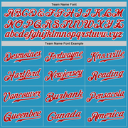 Custom Panther Blue Red-White Authentic Baseball Jersey