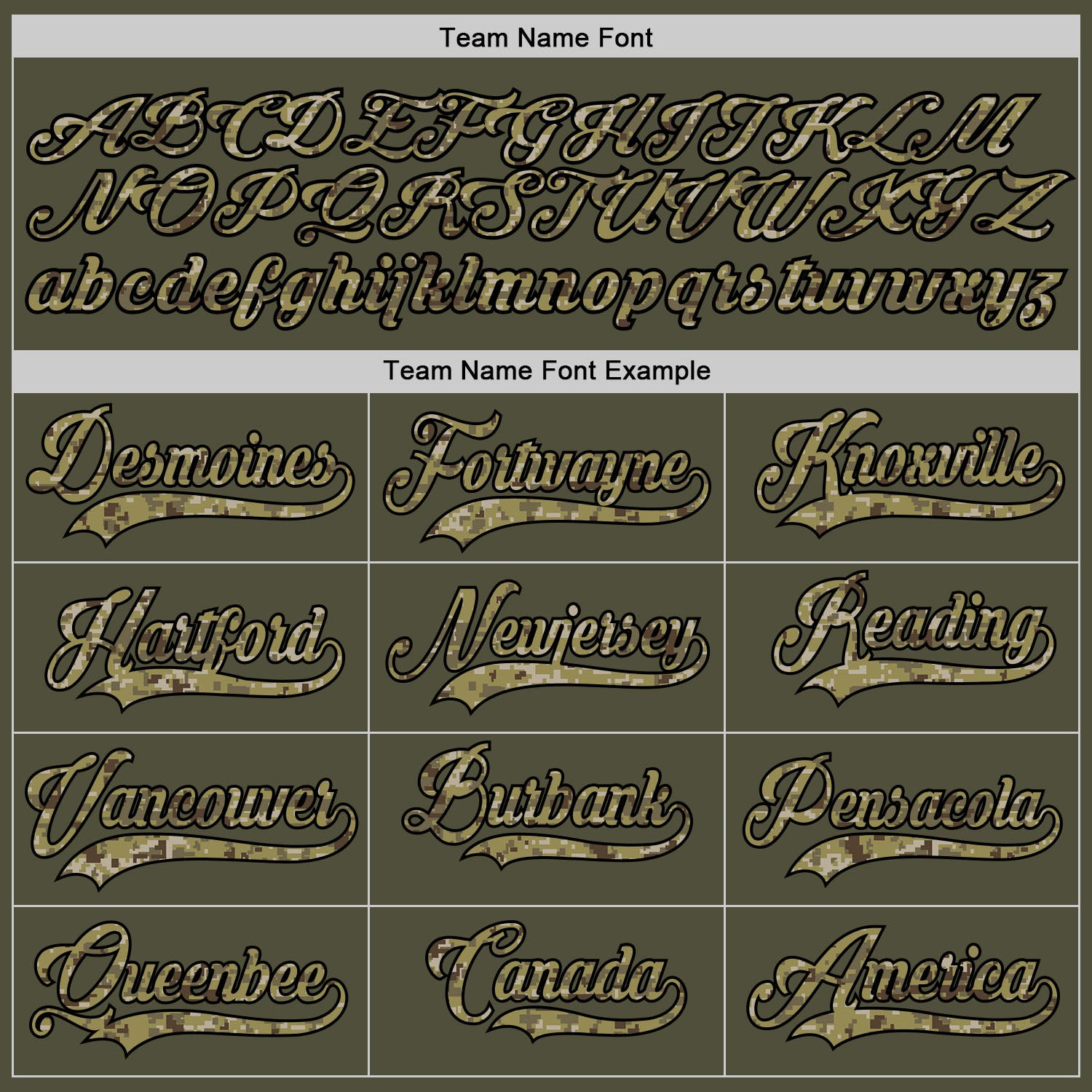 Custom Olive Camo-Black Authentic Salute To Service Baseball Jersey