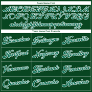 Custom Green Kelly Green-White Authentic Baseball Jersey