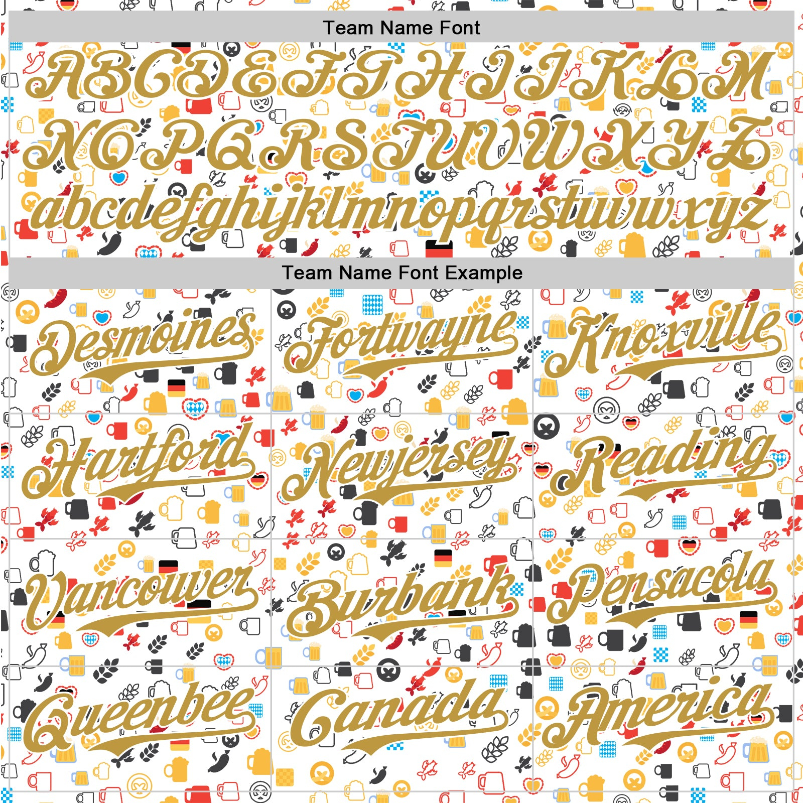 Custom White Old Gold 3D Pattern Design Beer Festival Authentic Baseball Jersey