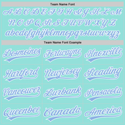 Custom Ice Blue Light Blue-White Authentic Baseball Jersey