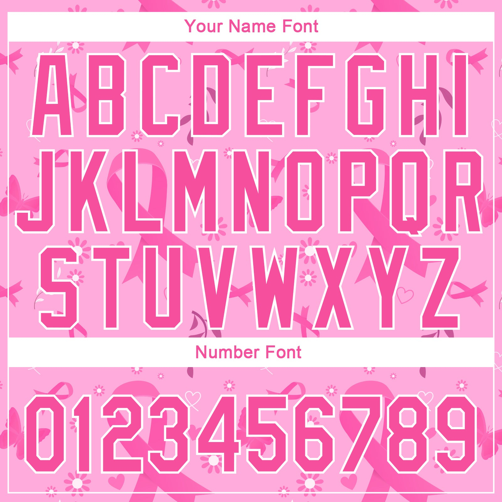 Custom Pink White 3D Pink Ribbon Breast Cancer Awareness Month Women Health Care Support Authentic Baseball Jersey