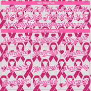 Custom Pink Pink-White 3D Pattern Design Breast Cancer Authentic Baseball Jersey