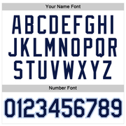 Custom Women's White Navy-Light Blue V-Neck Cropped Baseball Jersey