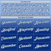 Custom Light Blue White-Royal Fade Fashion Performance T-Shirt