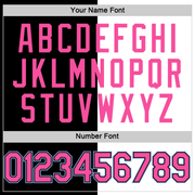 Custom Black Pink-Light Blue Split Fashion Performance T-Shirt