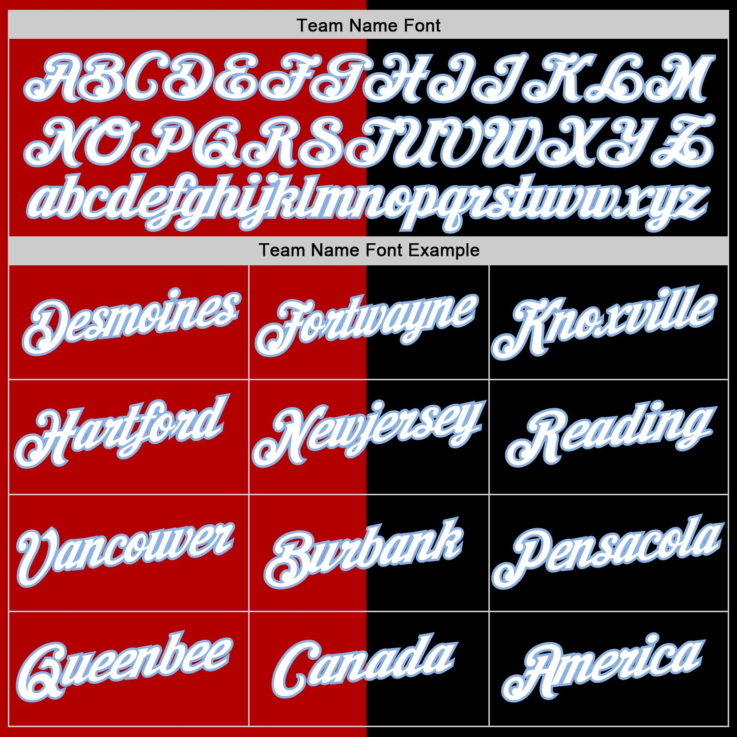 Custom Black Red-Light Blue Split Fashion Performance T-Shirt