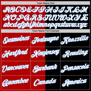 Custom Black Red-Light Blue Split Fashion Performance T-Shirt