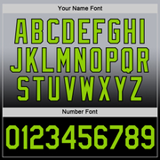 Custom Gray Neon Green-Black Fade Fashion Performance T-Shirt