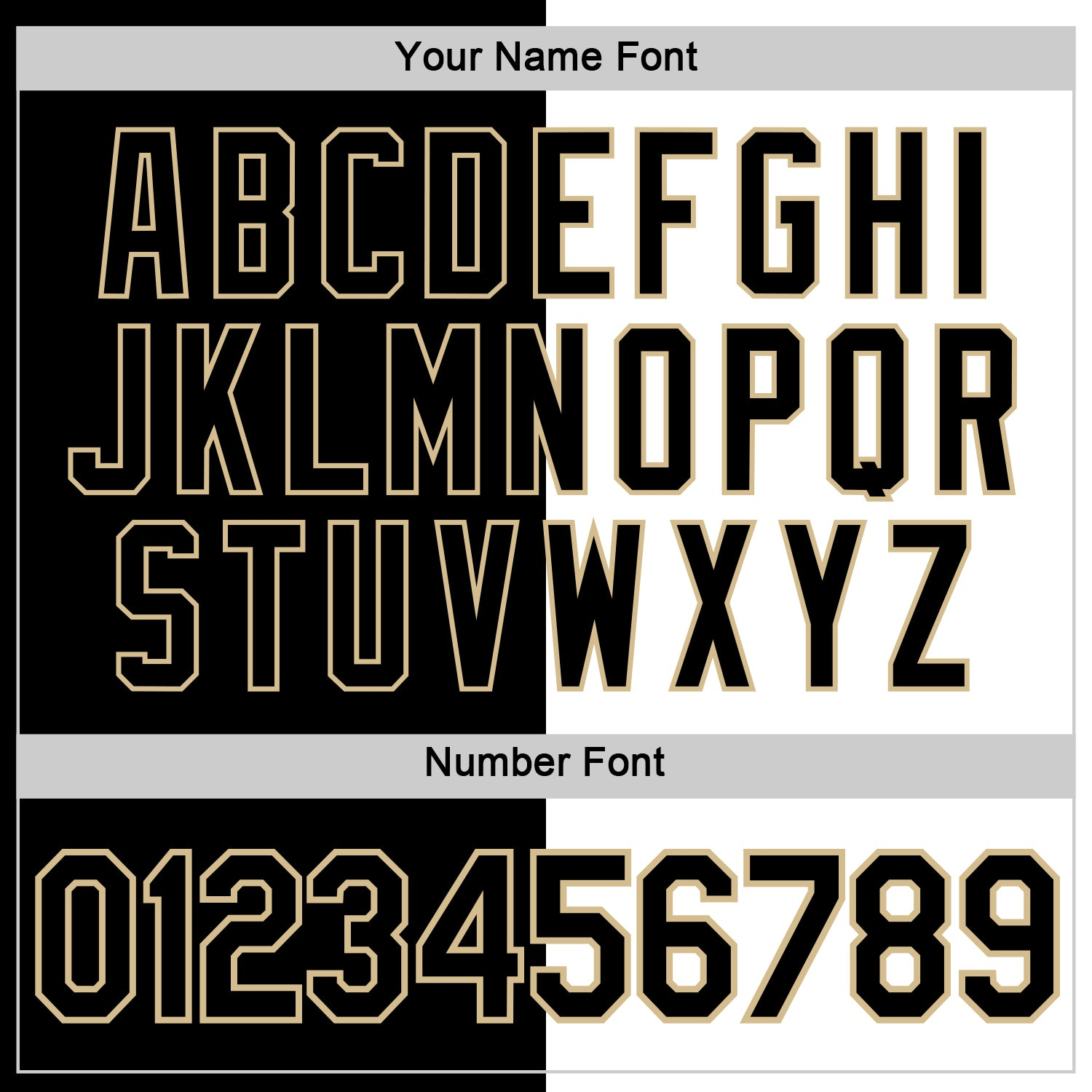 Custom Black White-Vegas Gold Split Fashion Performance T-Shirt