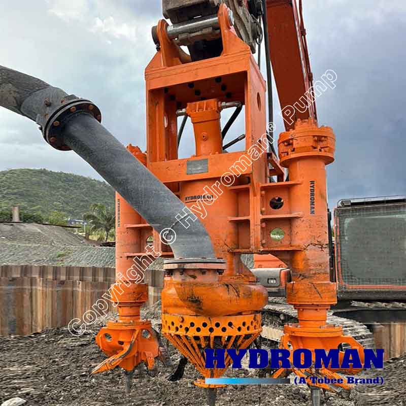 Excavator Dredge Pump Attachment Excavator Dredge Pump Attachment