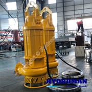 Submersible Electric Pump for Removal of  Sediments and Boards