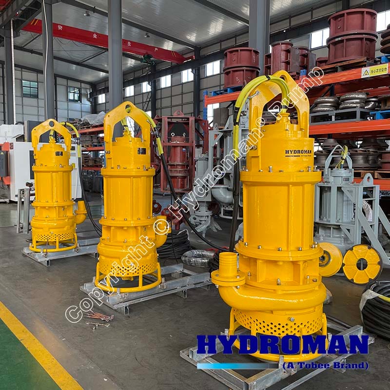 High Efficiency Submersible Pumps for Sediment Dredging