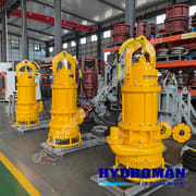High Efficiency Submersible Pumps for Sediment Dredging