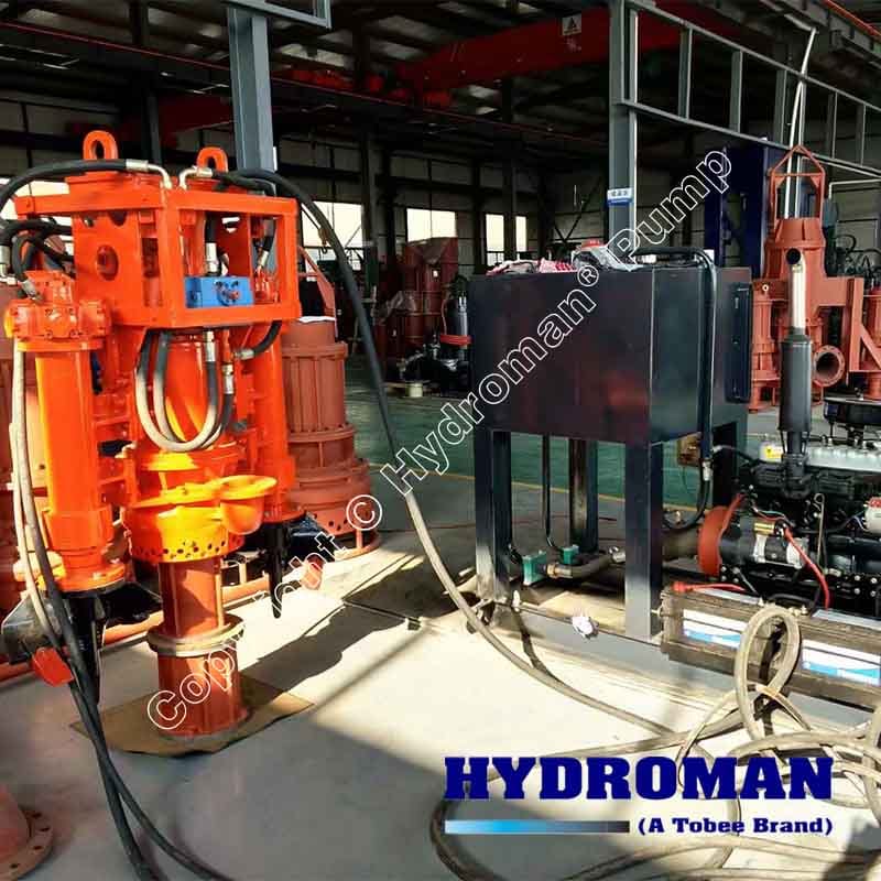 Hydroman Dredge Pump with Diesel Power Pack